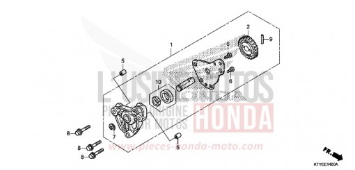 POMPE A HUILE CBR125RTF de 2015